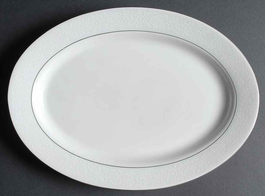 Eternal 12" Oval Serving Platter by Dynasty China-1