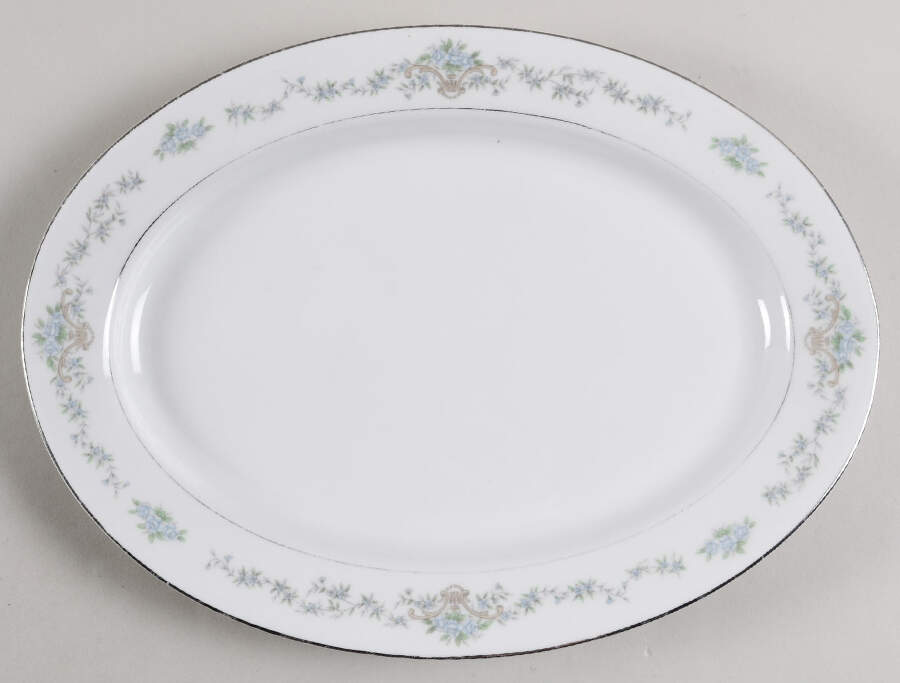 DYN6 12" Oval Serving Platter by Dynasty China-1