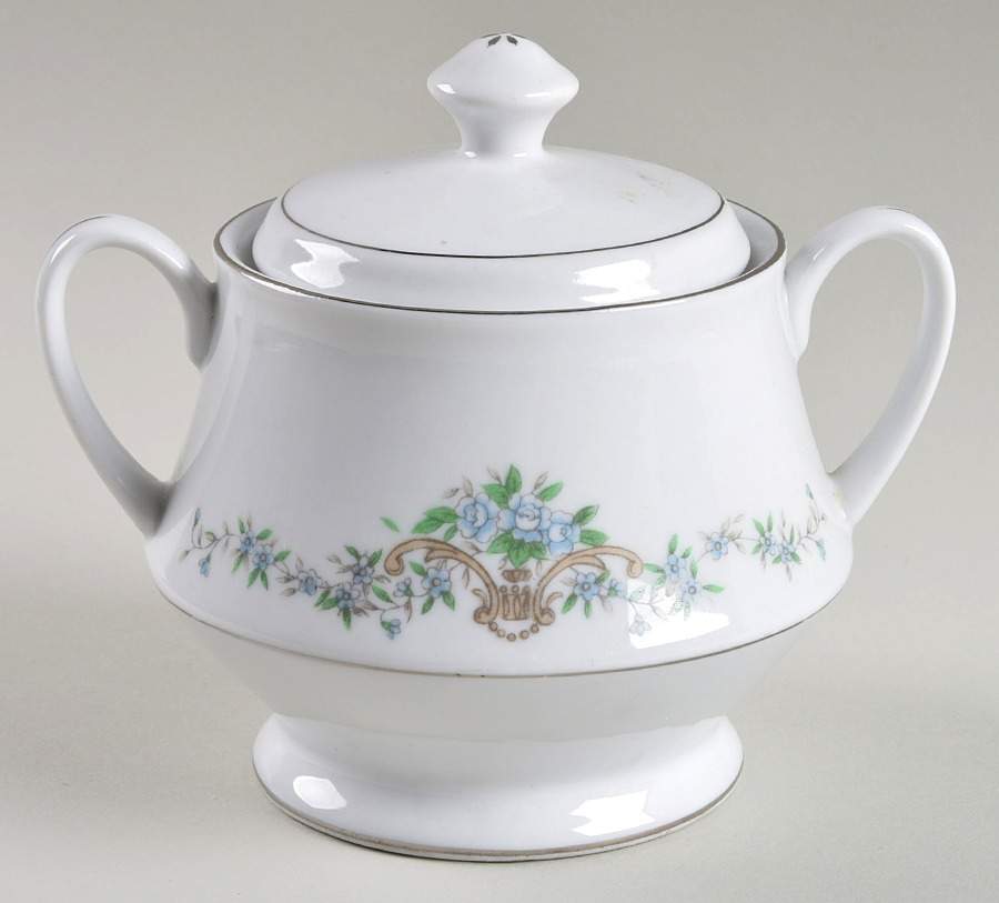 DYN6 Sugar Bowl & Lid by Dynasty China-1