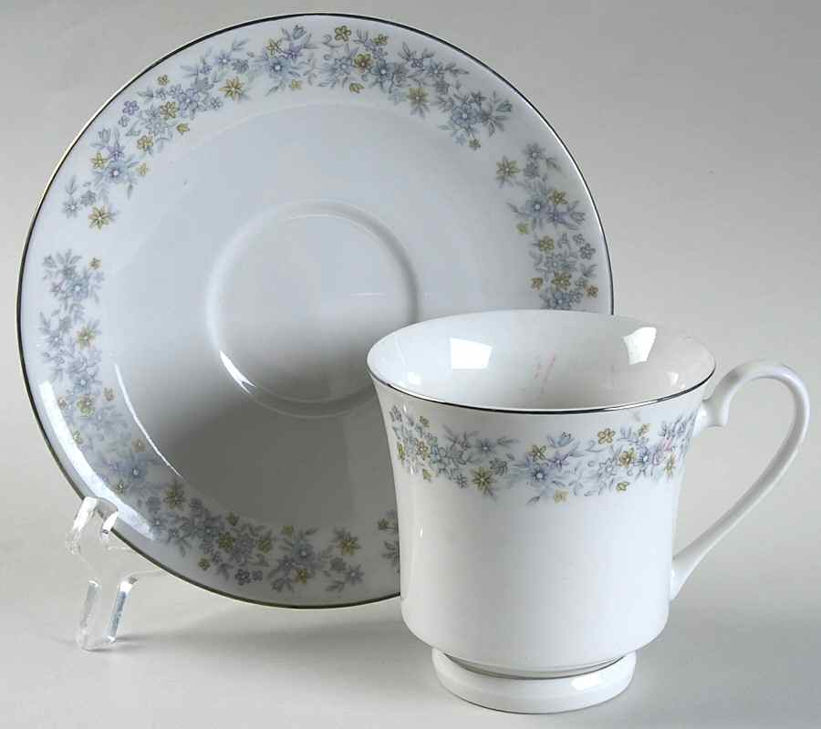 Elegance  Footed Cup & Saucer Set by Dynasty China-1