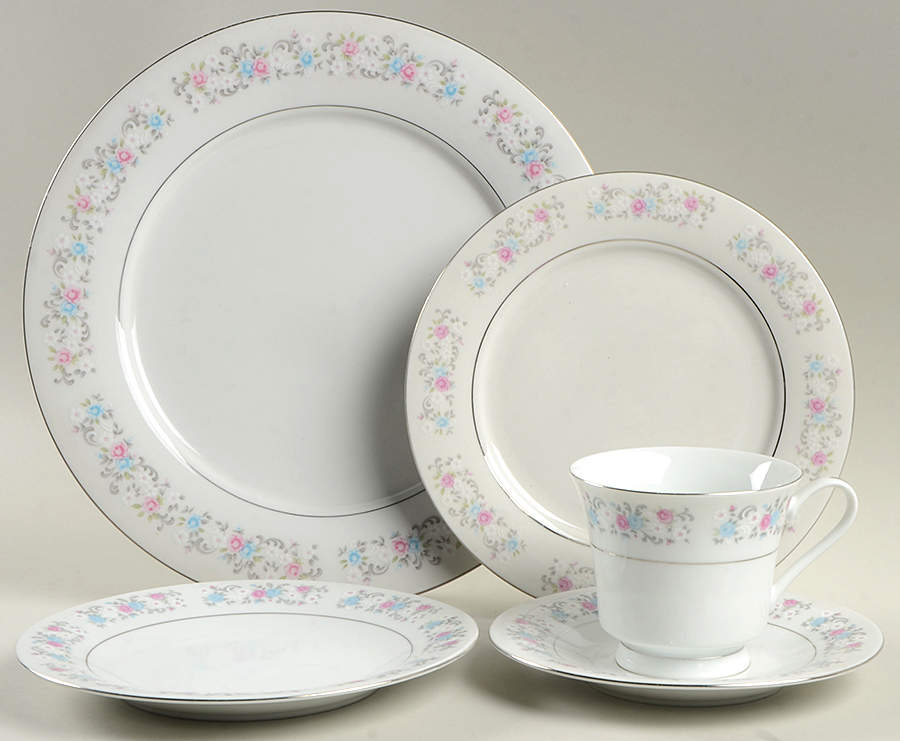 Rapture 5 Piece Place Setting by Dynasty China-1