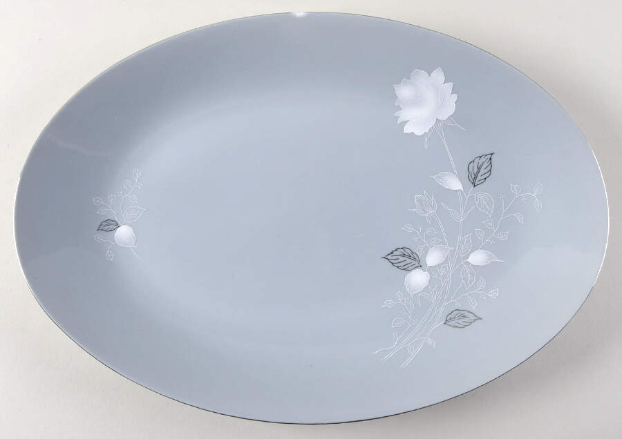 Trousseau 14" Oval Serving Platter by Dynasty China-1