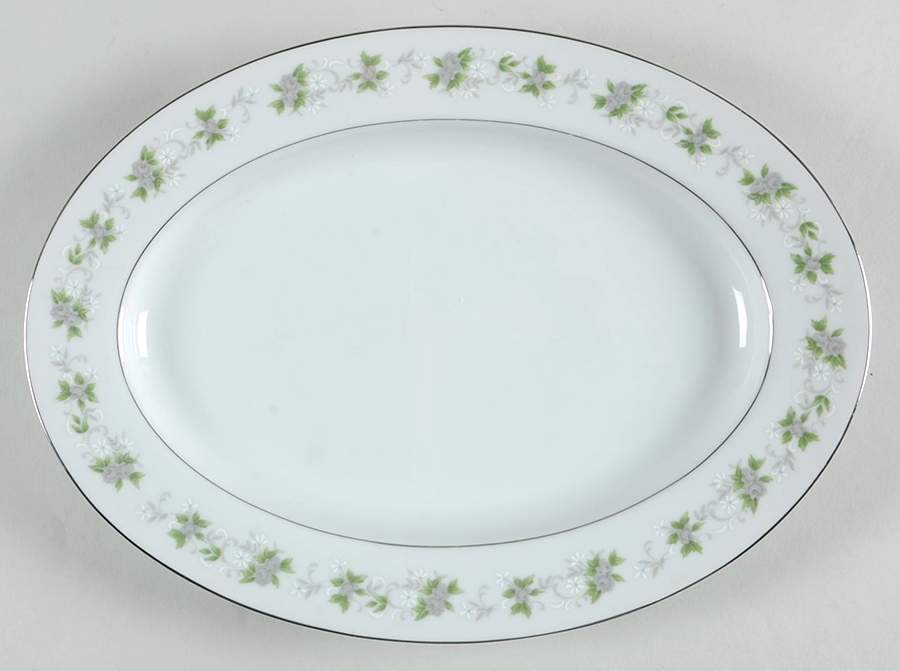 Roberta 12" Oval Serving Platter by Delux Japan-1