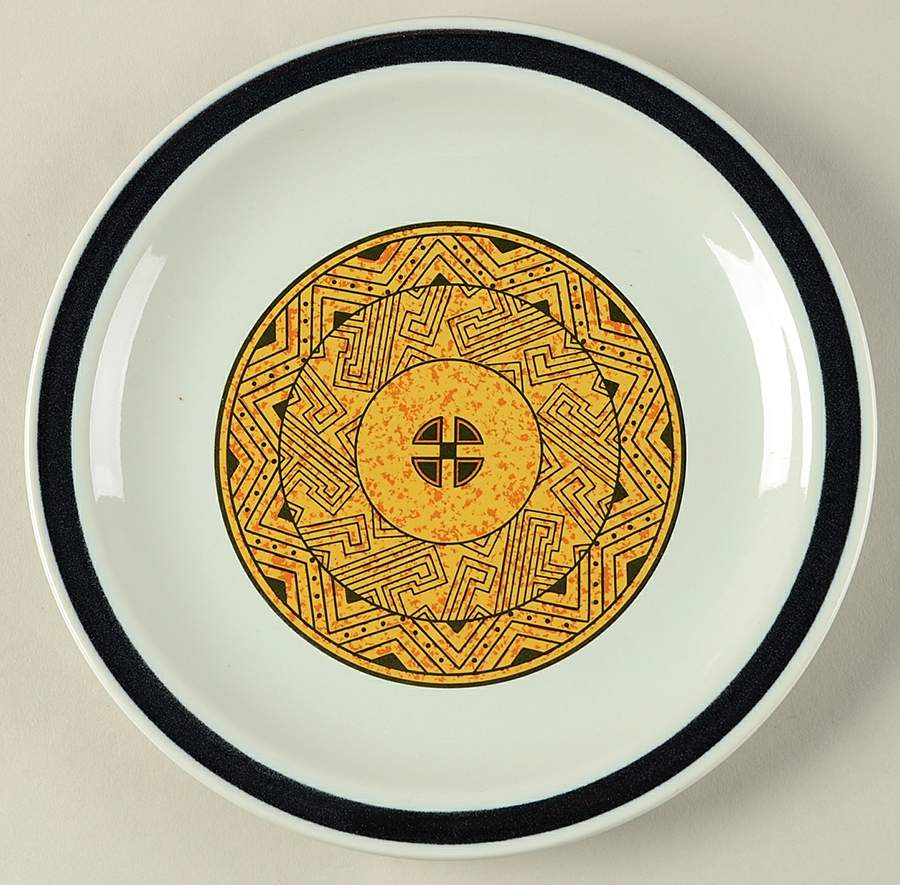 Aztec Gold Salad Plate by Designers Collection-1