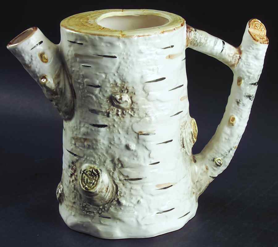 Birch Bark Coffee Pot No Lid by Department 56-1