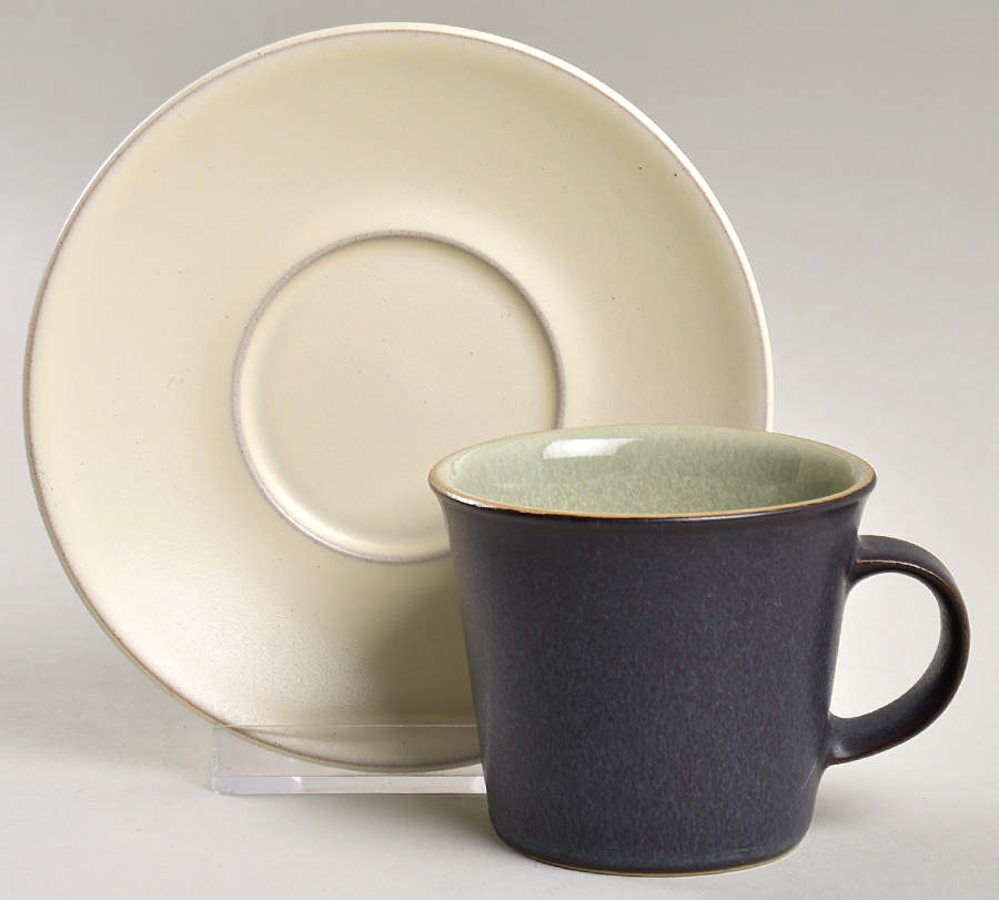 Energy Flat Demitasse Cup & Saucer Set by Denby-Langley-1