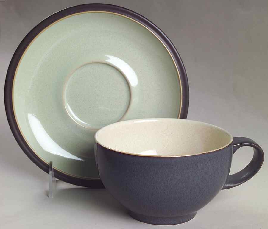 Energy Breakfast Cup & Saucer Set by Denby-Langley-1