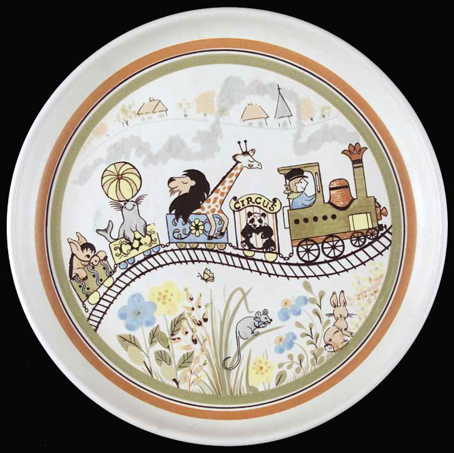 Safari Child's Plate by Denby-Langley-1