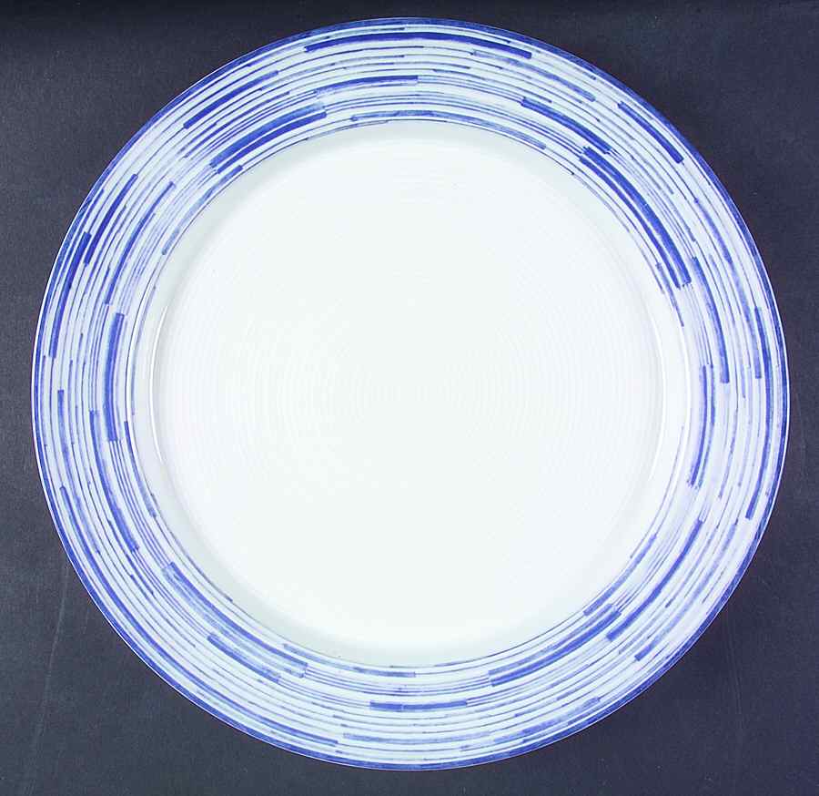Centra Blue 13" Chop Plate (Round Platter) by Dansk-1