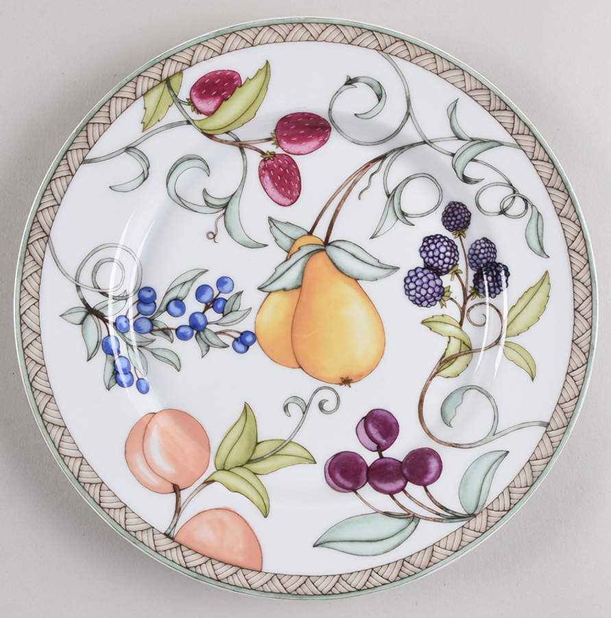 Umbrian Fruits Salad Plate by Dansk-1