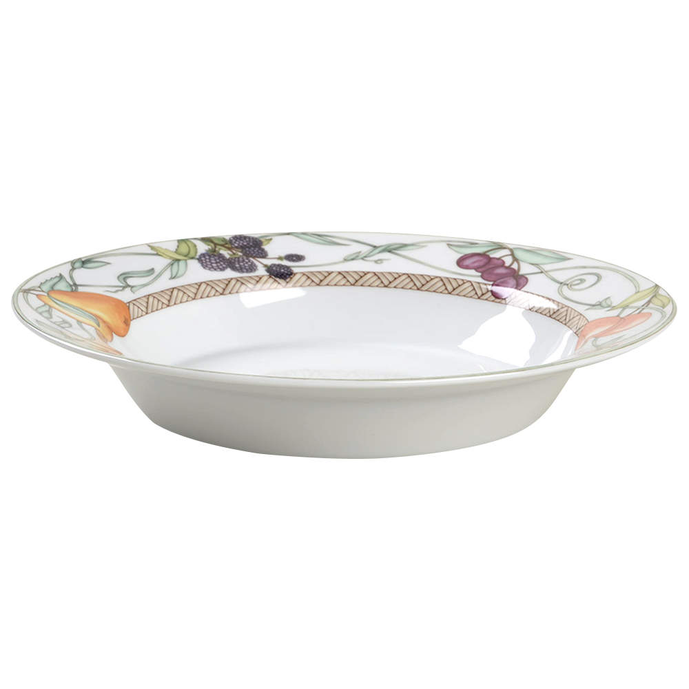 Umbrian Fruits Rim Soup Bowl by Dansk-1
