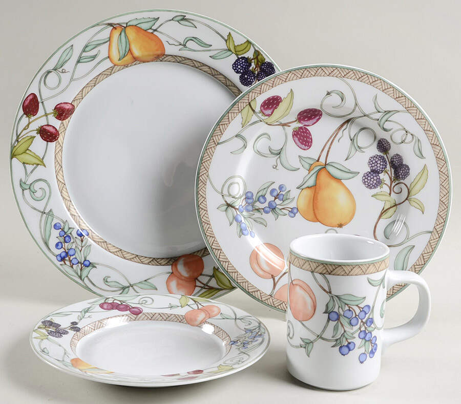 Umbrian Fruits 4 Piece Place Setting by Dansk-1