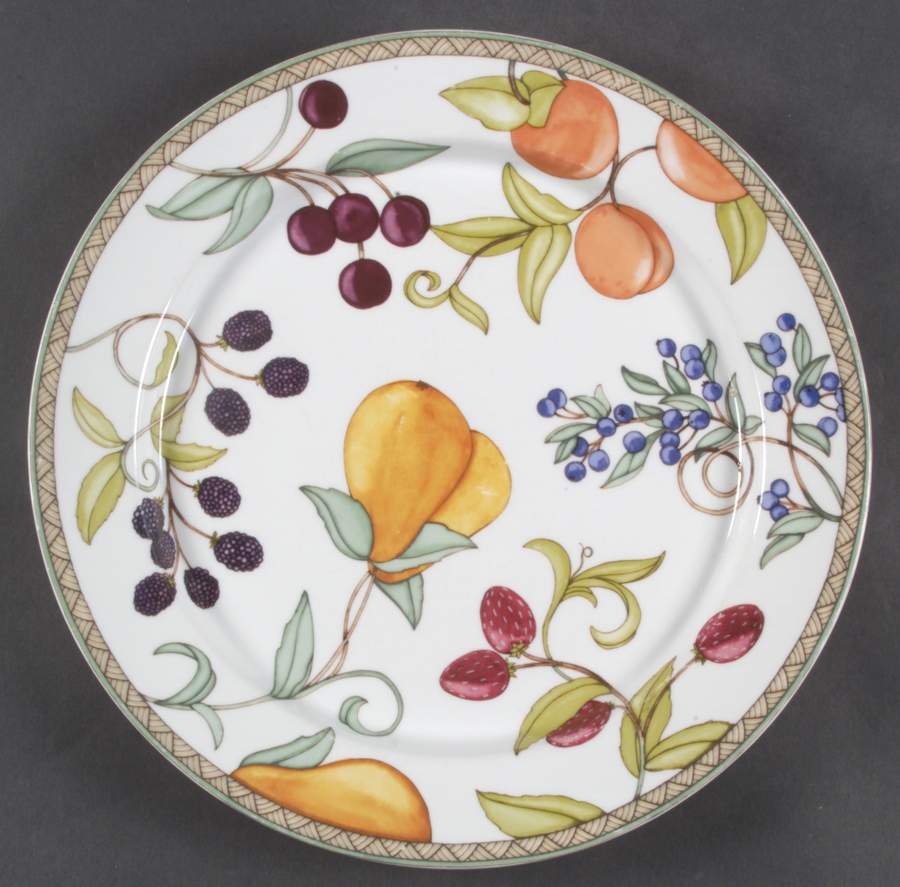 Umbrian Fruits 13" Chop Plate (Round Platter) by Dansk-1