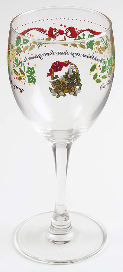 Twelve Days of Christmas 8 Oz Glassware Wine by Domestications-1