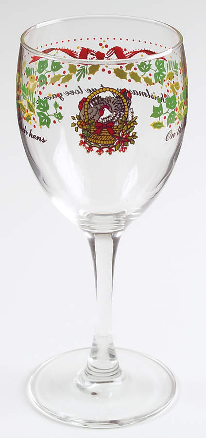 Twelve Days of Christmas 8 Oz Glassware Wine by Domestications-1
