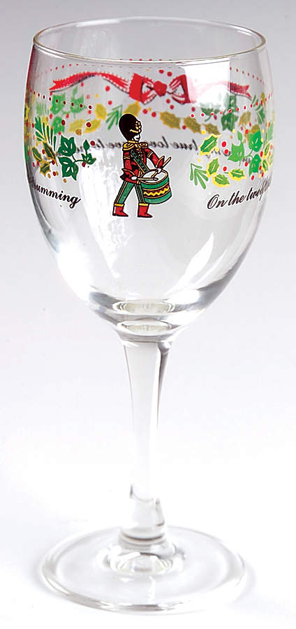 Twelve Days of Christmas 10 Oz Glassware Goblet by Domestications-1