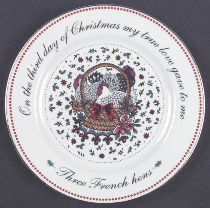 Twelve Days of Christmas Salad Plate by Domestications-1