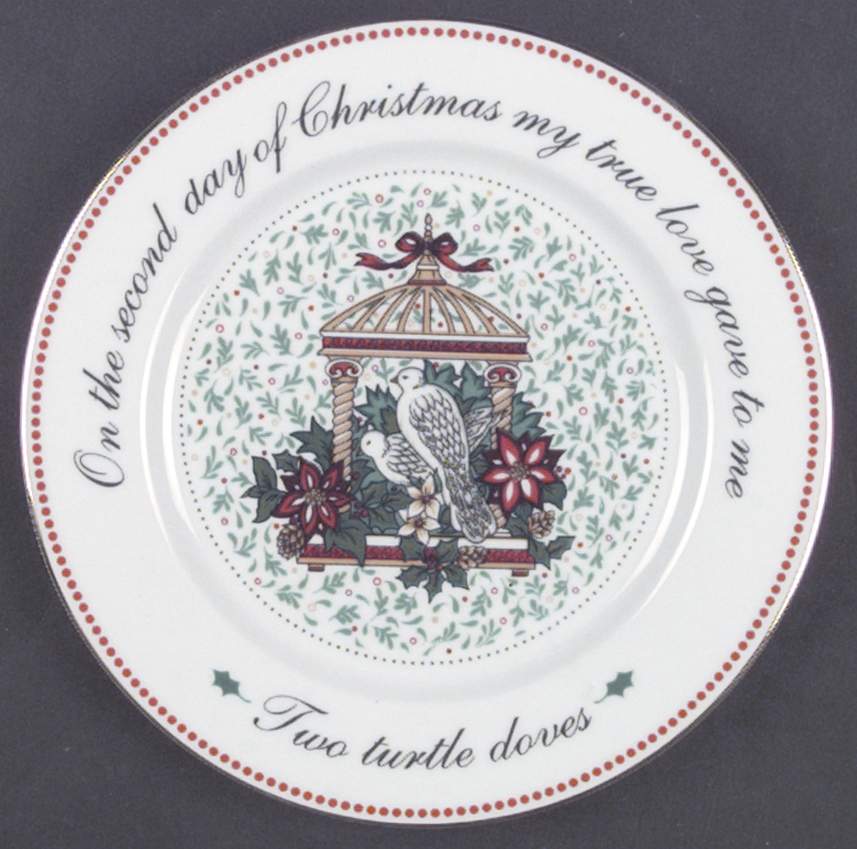 Twelve Days of Christmas Salad Plate by Domestications-1
