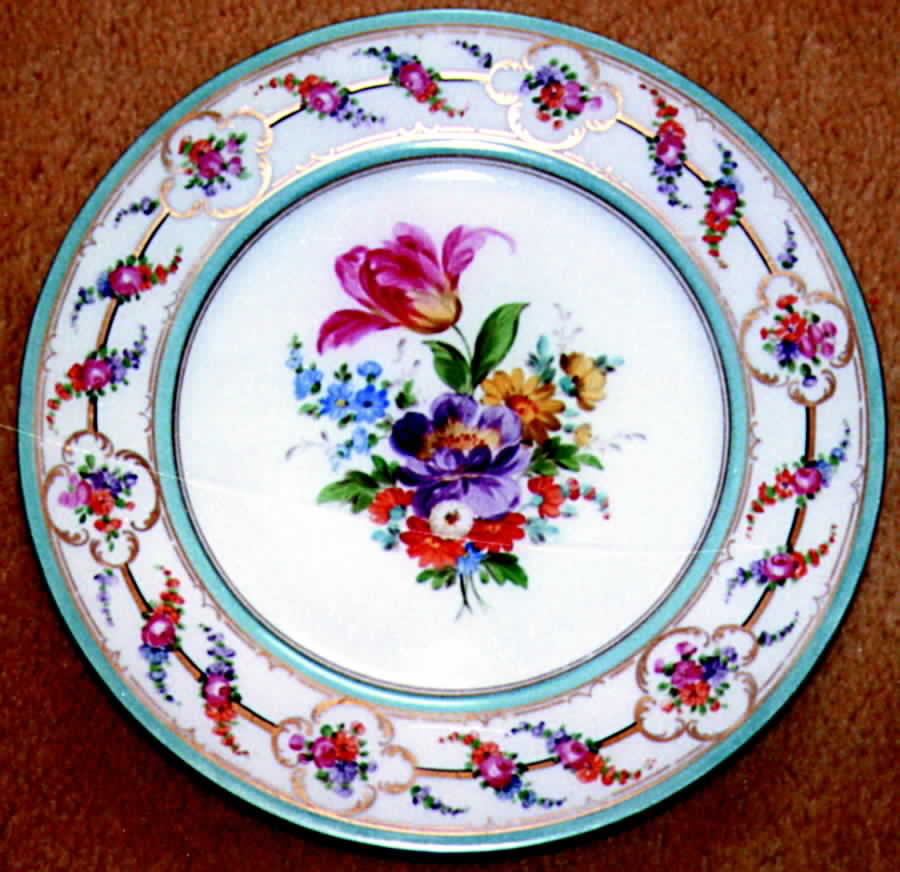 DRE10 Dinner Plate by Dresden (German)-1