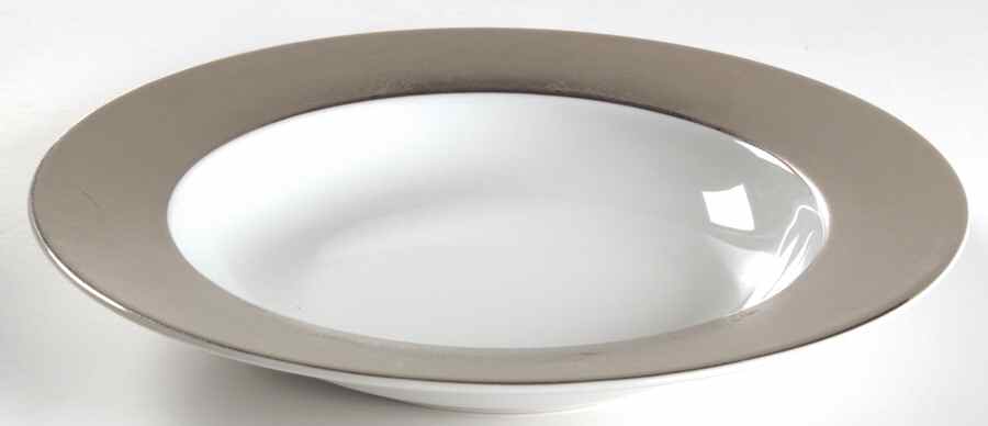 Carat Platine Rim Soup Bowl by Philippe Deshoulieres-1