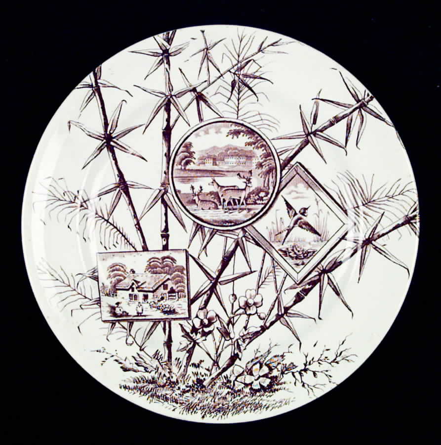 Chatsworth Brown Luncheon Plate by JH Davis-1