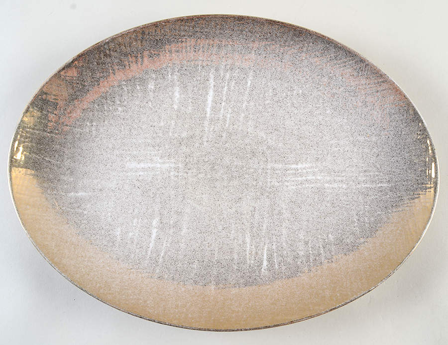 DOT7 14" Oval Serving Platter by Dorothy Thorpe-1