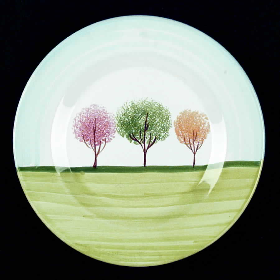 Trees Salad Plate by Deruta (Italy)-1