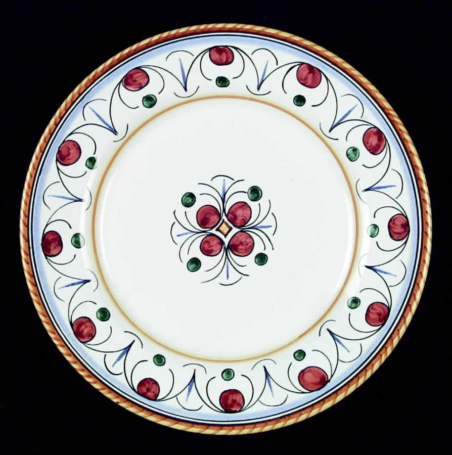 Ricco Salad Plate by Deruta (Italy)-1