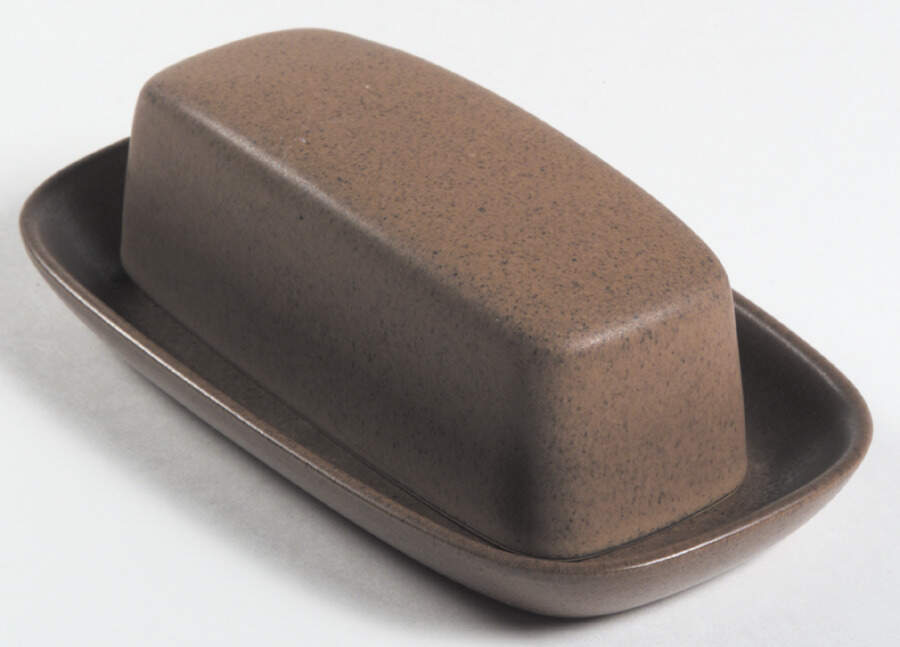 Potpourri Brown 1/4 Lb Covered Butter by Denby-Langley-1