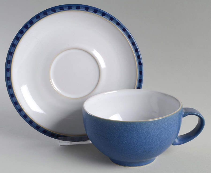 Reflex Breakfast Cup & Saucer Set by Denby-Langley-1