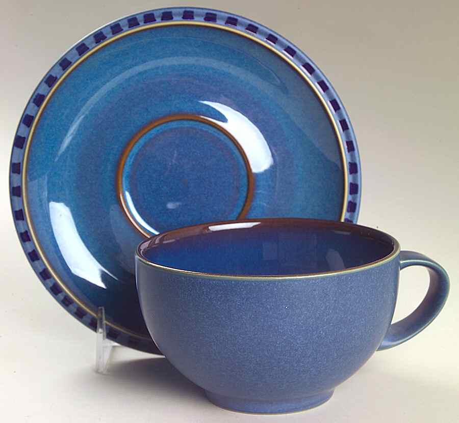 Reflex Breakfast Cup & Saucer Set by Denby-Langley-1