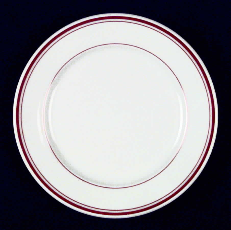 Della Torre Maroon Salad Plate by Philippe Deshoulieres-1