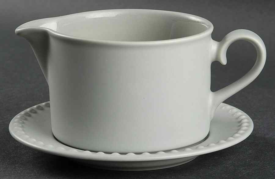 Rondure Sage Gravy Boat & Underplate by Dansk-1