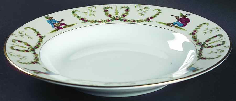 Songes du XVIII 10" Individual Pasta Bowl by Philippe Deshoulieres-1