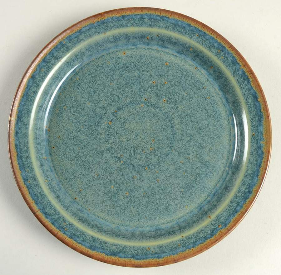 Teal Salad Plate by Dansk-1
