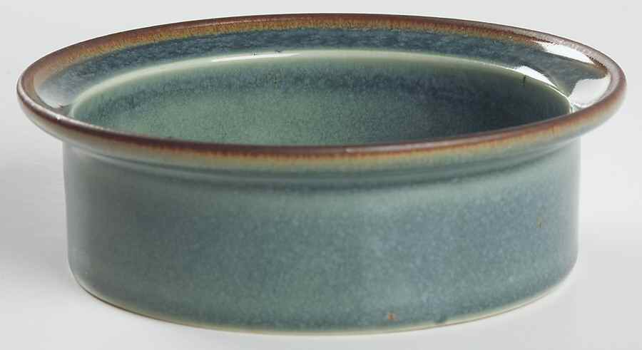 Teal Rim Soup Bowl by Dansk-1