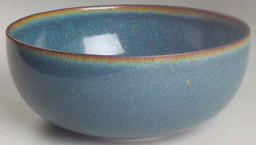 Teal 8" Round Vegetable Bowl by Dansk-1