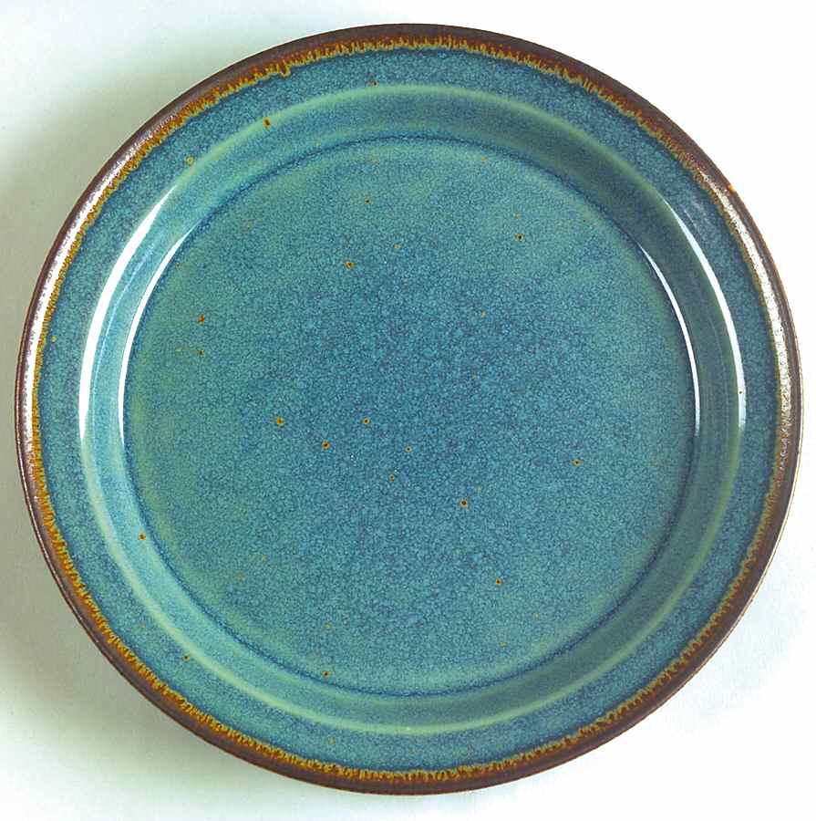 Teal Salad Plate by Dansk-1