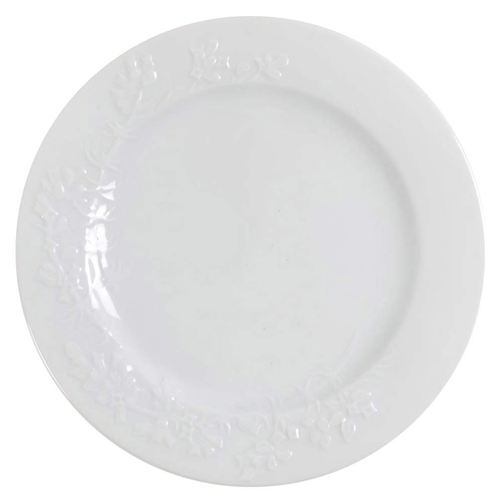 Promenade White Bread & Butter Plate by Philippe Deshoulieres-1