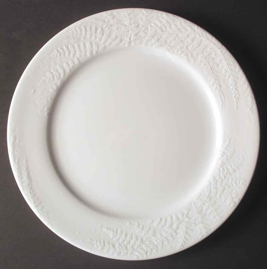 Promenade White Service Plate (Charger) by Philippe Deshoulieres-1