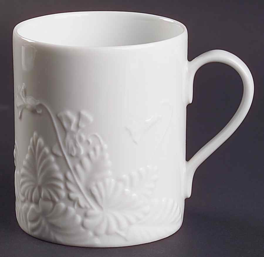 Promenade White Mug by Philippe Deshoulieres-1