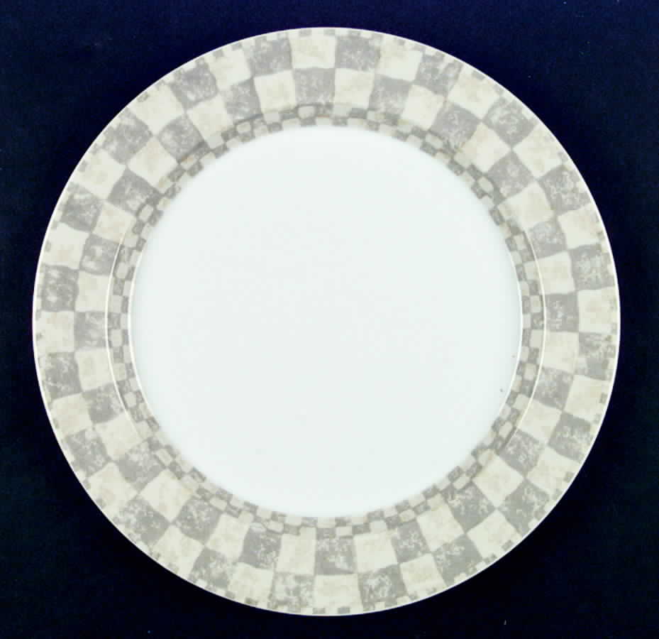 Checkar Dinner Plate by Dansk-1