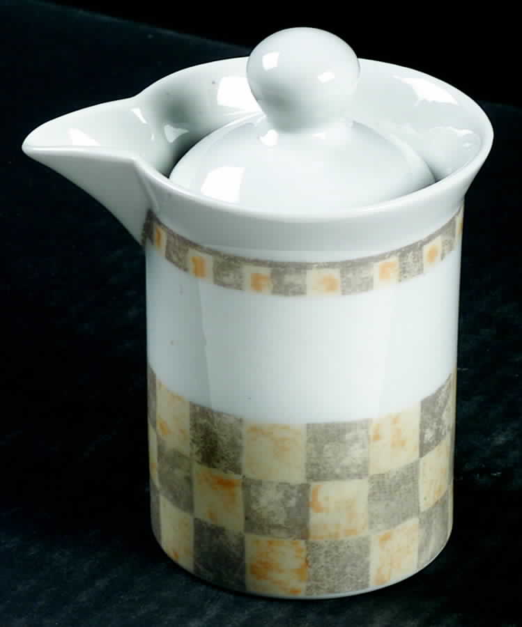 Checkar Creamer & Lid by Dansk-1