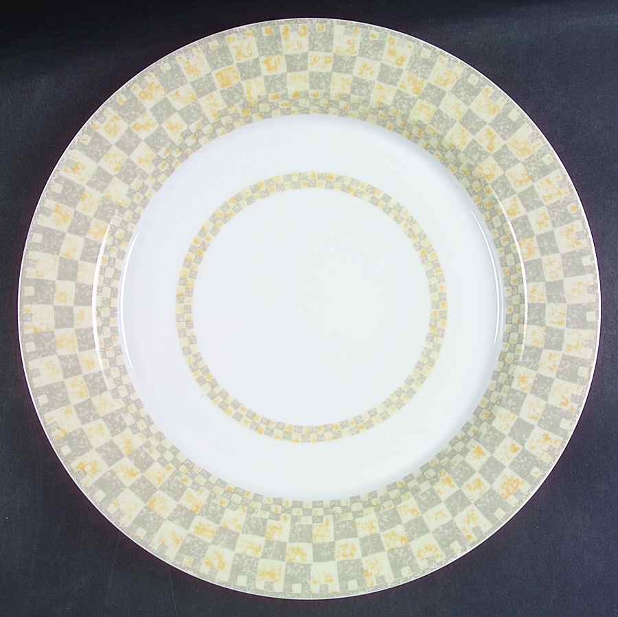 Checkar 13" Chop Plate (Round Platter) by Dansk-1