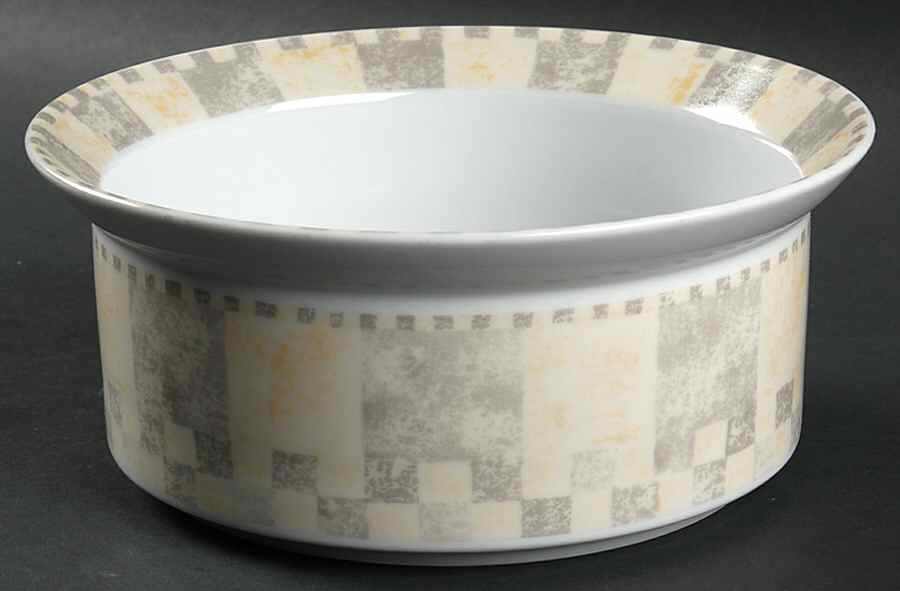 Checkar 7" Round Vegetable Bowl by Dansk-1
