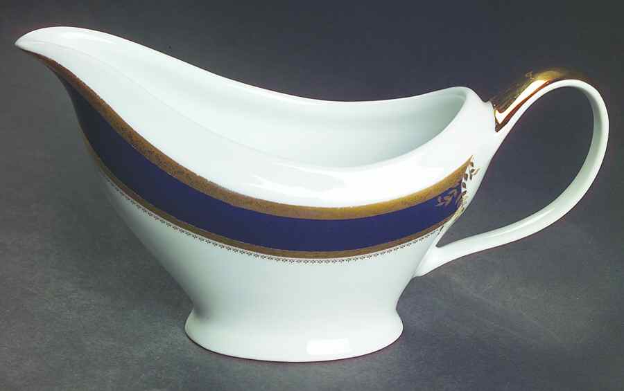 Samarcande Cobalt Gravy Boat by Philippe Deshoulieres-1