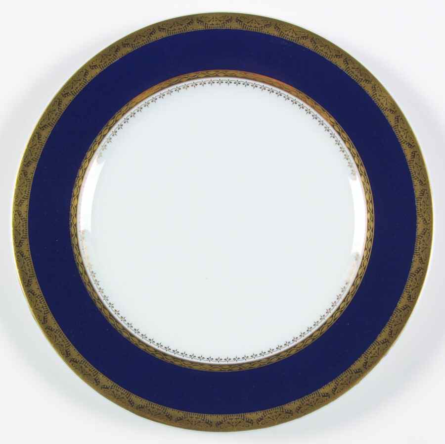 Samarcande Cobalt Dessert/Pie Plate by Philippe Deshoulieres-1