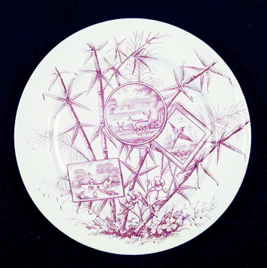 Chatsworth Red Salad Plate by JH Davis-1