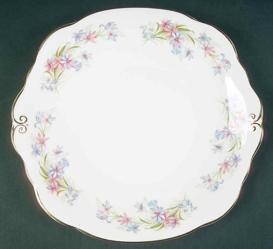 Riversong Square Handled Cake Plate by Duchess-1