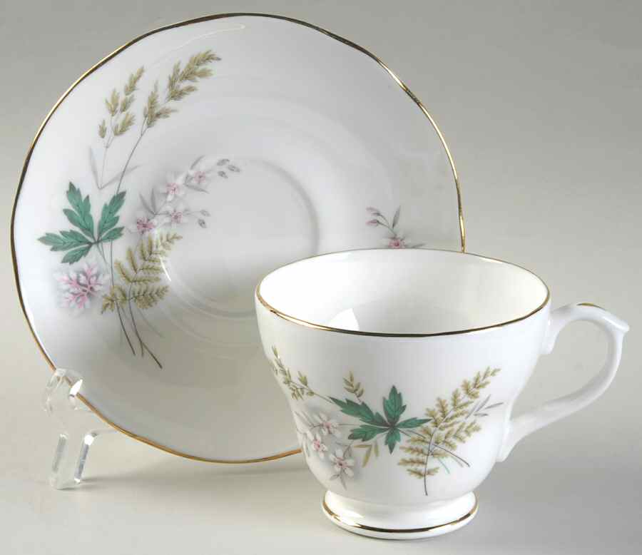 Louise Footed Cup & Saucer Set by Duchess-1